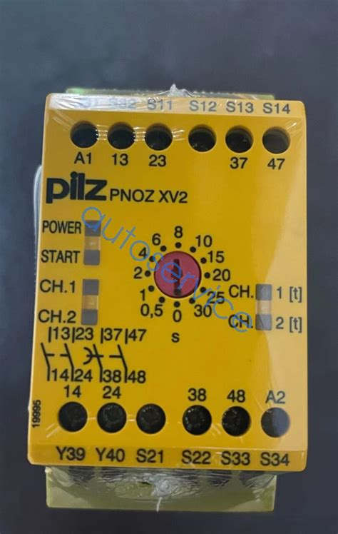 Pilz Pnoz X Series Time Monitoring Safety Relay For Sale Online