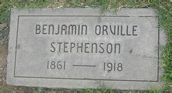 Benjamin Orville Stephenson 1861 1918 Mémorial Find a Grave