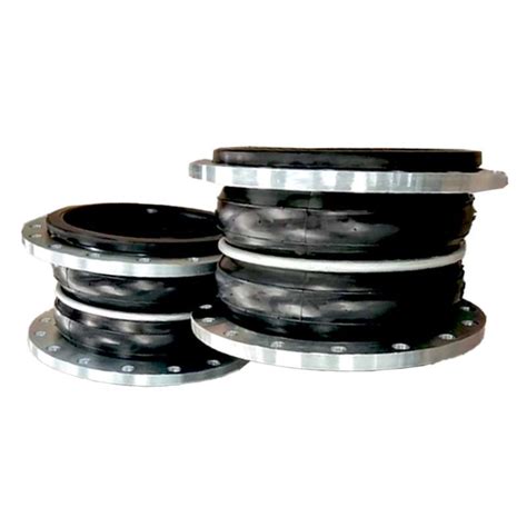 Pipe Compensator Two Ball Rubber Expansion Joint With 304 Stainless