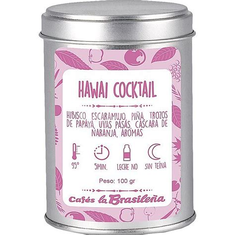 La Brasileña Infusión Hawai Cocktail Cafés La Brasileña 100 g