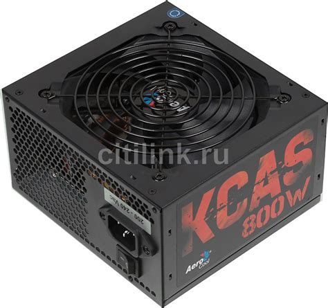 Купить Блок питания AEROCOOL KCAS-800W, 800Вт, черный в интернет ...