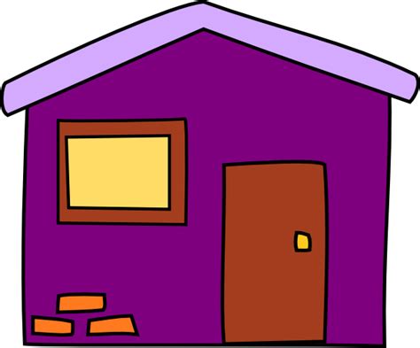 Purple House Clip Art at Clker.com - vector clip art online, royalty ...