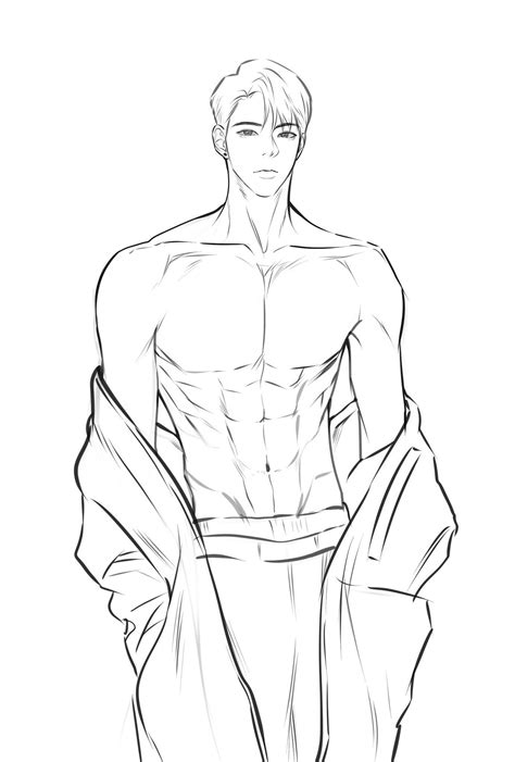 Anime Drawing Oc Character Design References In Male Body