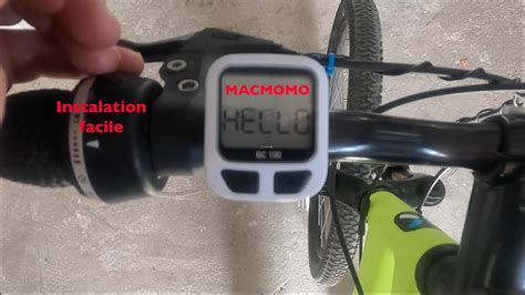 Installation compteur vélo b twin 100 YouTube