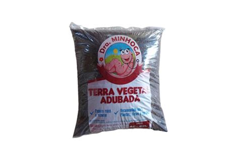 Terra Vegetal Adubada Dra Minhoca Kg Terra Para Jardim Magazine