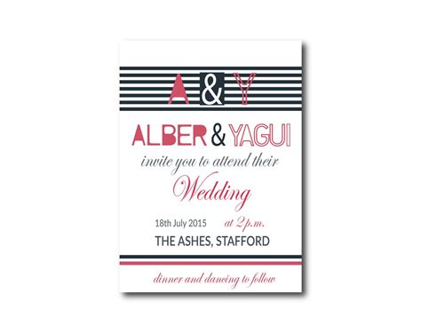 Invitación de boda gay ilustrada y personalizada Etsy