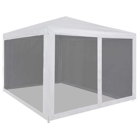 Partytent met 4 mesh zijwanden inklapbaar 3x3 m | Party tent, Garden ...