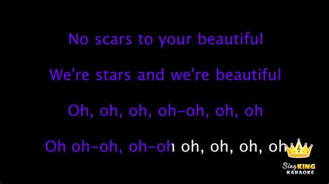 Alessia Cara Scars To Your Beautiful Karaoke Version Youtube