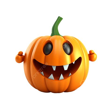 Alegre Personaje De Halloween D Jack O Lantern Brillo Naranja Vibrante