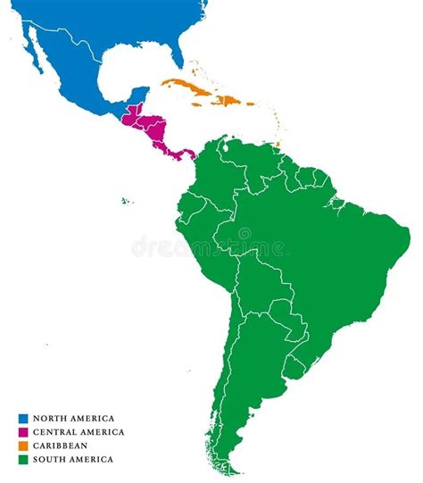 Map of South America & the Caribbean Diagram | Quizlet