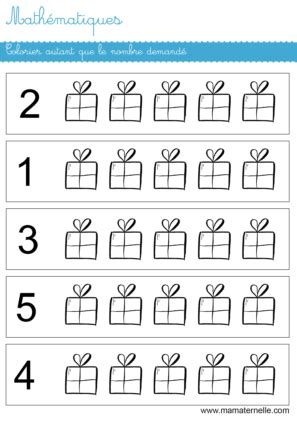 Exercices De Math Matiques Moyenne Section Ma Maternelle