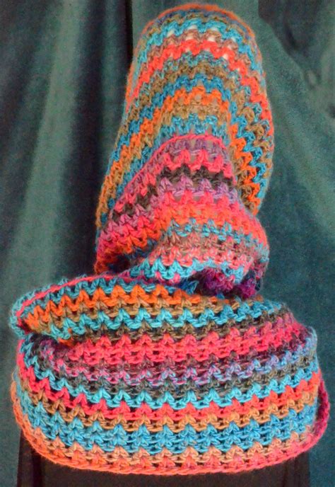 Hand Crocheted Mobius Infinity Scarf Etsy UK