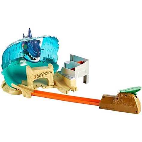 Circuit Hot Wheels City Lattaque Du Requin Circuit Voitures Achat Prix Fnac