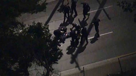 Lapd Pursuit Of Stolen Vehicle Suspect Ends In Officer Involved