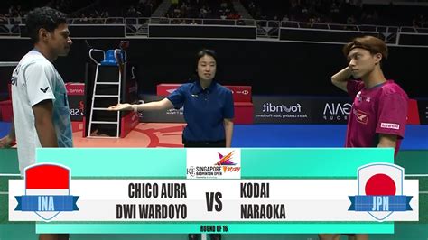 Badminton Singapore Open 2024 Chico Aura Dwi Wardoyo INA Vs Kodai