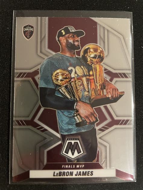 Panini Mosaic Lebron James Cleveland Cavaliers Finals Mvp Ebay