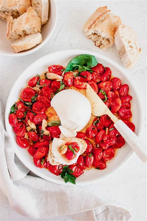 Roast Tomato Mozzarella And Basil Appetizer