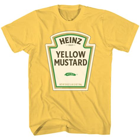 Heinz Yellow Mustard Logo Adult T Shirt