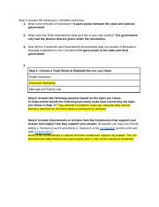 Understanding Federalism Principles And Amendments Explained Course Hero