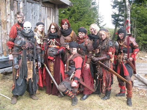 Very Cool Costumes And A Good Group Theme To Them As Well Larp Larp