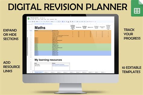 GCSE Revision Shedule Planner GCSE Revision Timetable Template Exam Revision Planner A Level ...