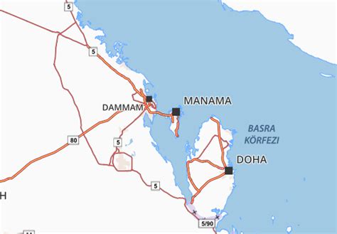 Michelin Northern Governorate Map Viamichelin