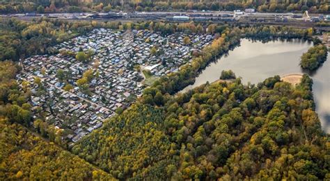 Luftbild M Lheim An Der Ruhr Herbstluftbild Gel Nde Des Campingplatz