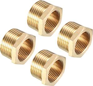 Amazon Uxcell Brass Threaded Pipe Fitting G1 Male X G3 4 Female