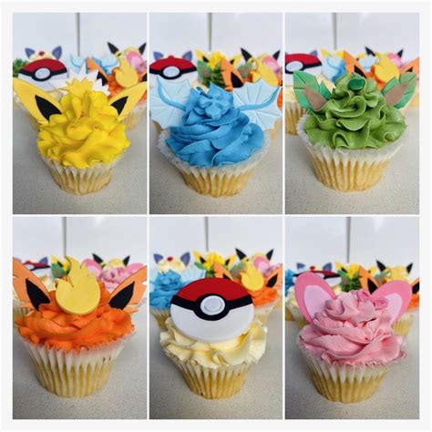 Pokémon Cupcakes Pokemon Cupcakes Pikachu Cake Birthdays Pokemon