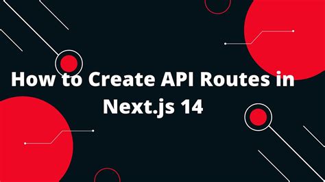 Nextjs 14 Tutorial 8 How To Create Api Routes In Nextjs 14 Youtube