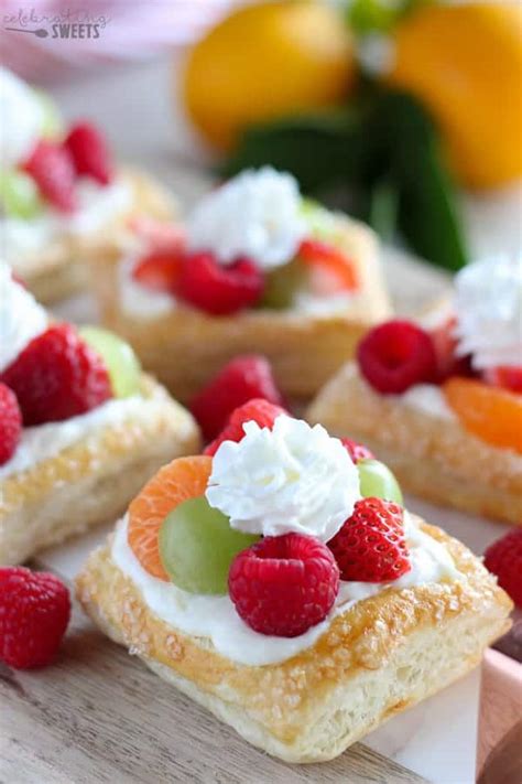 Mini Cream Cheese Fruit Tarts