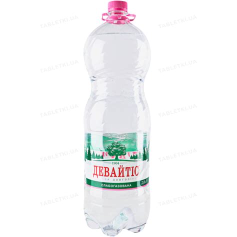 Вода минеральная Девайтис слабогазированная, 2 л : инструкция + цена в ...