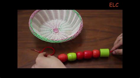 Stringing Beadsmontessori Activities Youtube