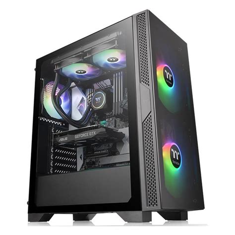 Gabinete Gamer Thermaltake Versa T25 TG Vidrio Templado Mid Tower