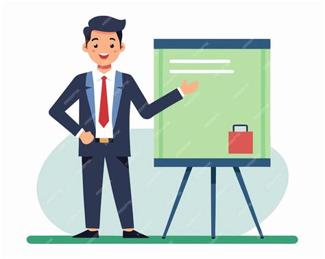 man  pointing   board   graph   premium ai generated