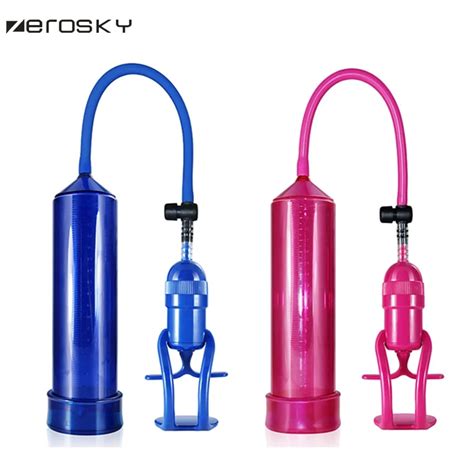 Zerosky Male Penis Enlargement Pump Man Sex Dildo Extender Stimulator