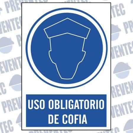 Señales obligatorias de seguridad Uso obligatorio de cofia