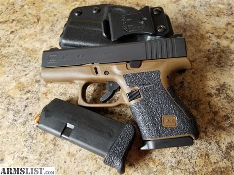 Armslist For Sale Trade Glock 43 Fde With Trijicon Hd Night Sights And Extras