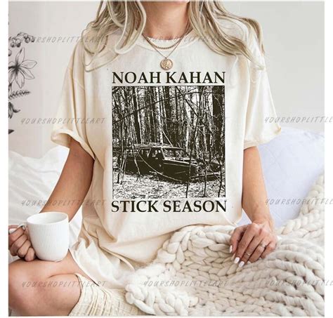 Vintage Stick Season Summer Tour T Shirt Noah Kahan Merch