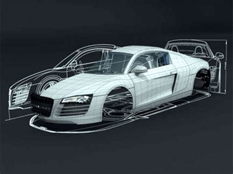 Making Of The Audi R In Ds Max Car Body Design