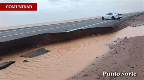 Deslaves Socavones Y Derrumbes En Carreteras De Baja California Por