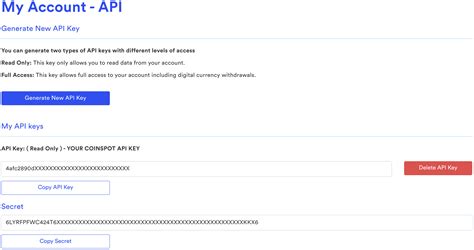 How To Set Up Api Key Coinspot