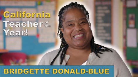 2023 California Teacher Of The Year LAUSD S Bridgette Donald Blue