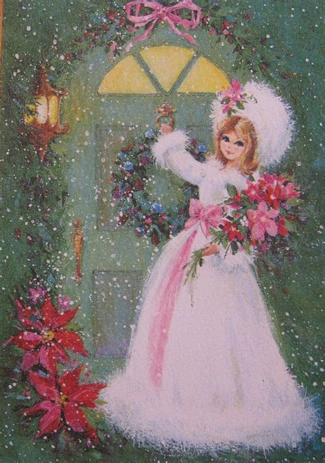 Vintage Christmas Card Vintage Christmas Cards Christmas Prints