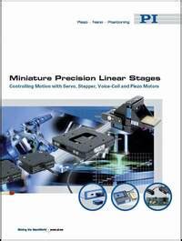 Pi New Literature Release Miniature Precision Motorized Linear