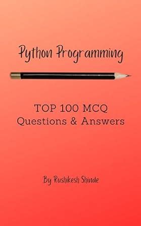 Amazon Python Programming Top Mcq Questions And Answers