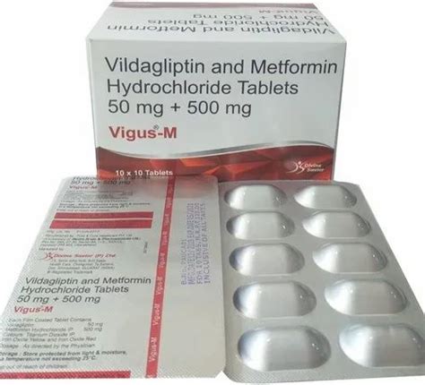 Vigus M Vildagliptin And Metformin Hydrochloride Tablets Divine