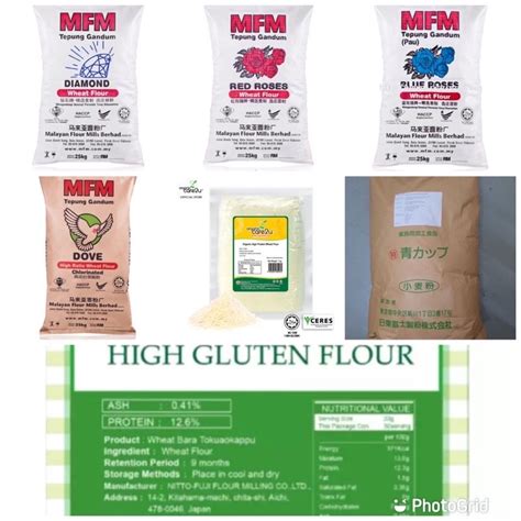 Diamond High Protein Flour Red Rose Blue Rose Medium Protein Flour Spiii Low Protein Flour Japan