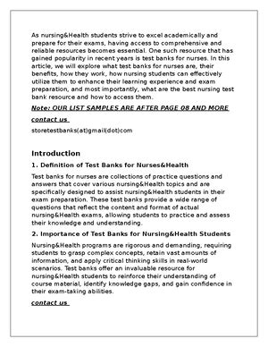 Prep U For Exam 4 Prep For Exam 4 PrepU For Exam 3 Chapter 23