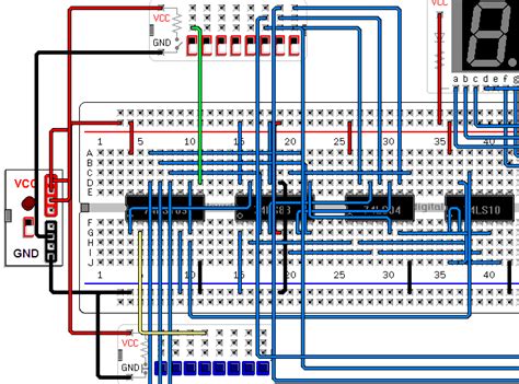 Breadboard Diagram Schema Digital